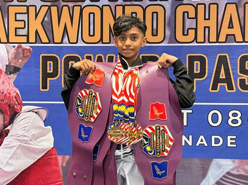 Hriday Patel wins Malaysia International Taekwondo Championship 2025