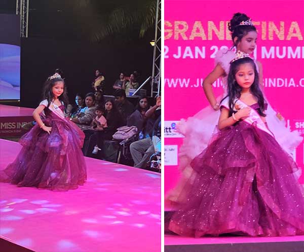 Rameeza Junior Miss India nationwide competition 2024 finalists in the Grand finale