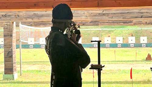 Jonathan Thomas at Karnataka State Shooting Championships 2025
