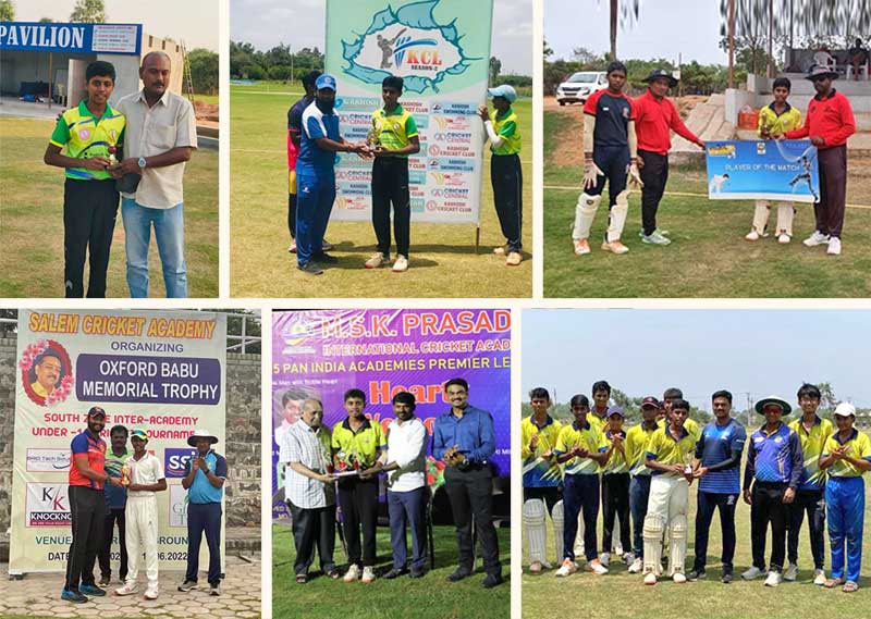  Krithin, a Grade 9 student of JHS, has added many feathers to his cap in the field of Cricket