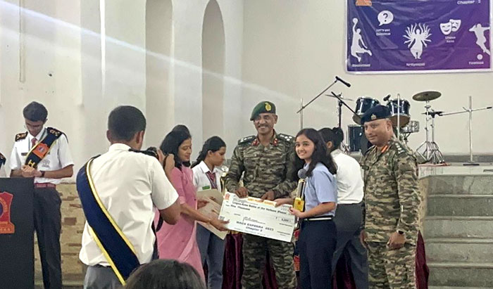 Rajsi Rajendra Takale of Grade 9E has Won first place at MACSEXPPERA event, Army Public School