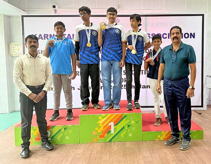 Samarth Praveen wins in shooting competition