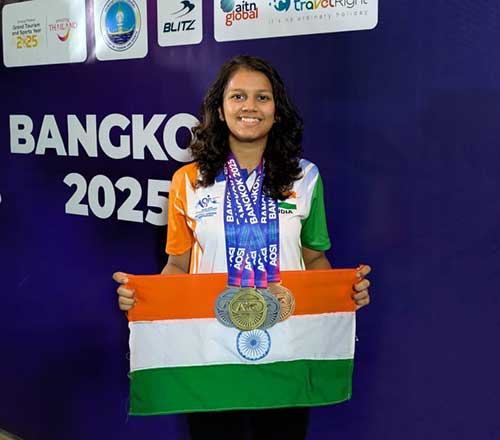 Sara Jain, Asian Open School International Swimming Meet 2025