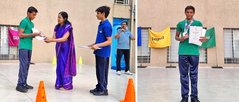 Sharan S, JHS - NRJ state sub-junior aquatic champion 2023-24