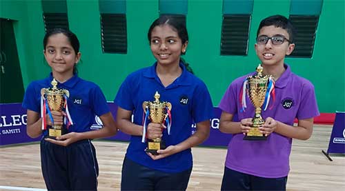 Daksha Agarwalla, Shanthi, Samarth Raghavan at Sindh Sports Fest 2025