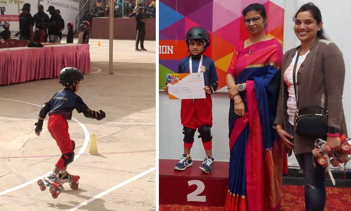 JHS student bagged second place at Tenacity Skate Competition