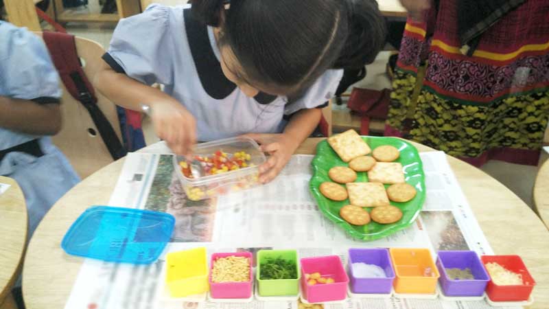 Activity Healthy food - cooking without fire for Fundamental students