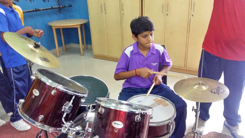 Drums Practice by Students of JHS, Bangalore