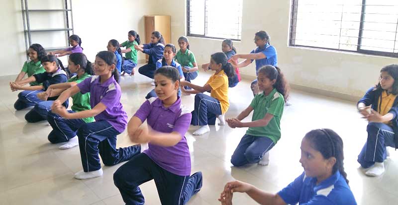 Folk Dance class - Jain Heritage School